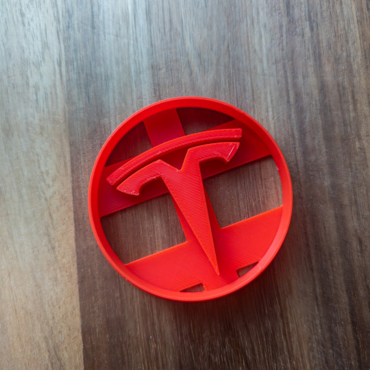 Tesla Logo Cookie cutter