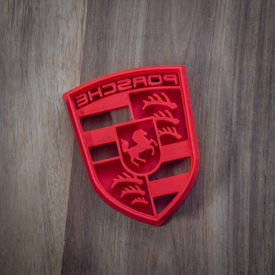 Porsche Logo Cookie cutter