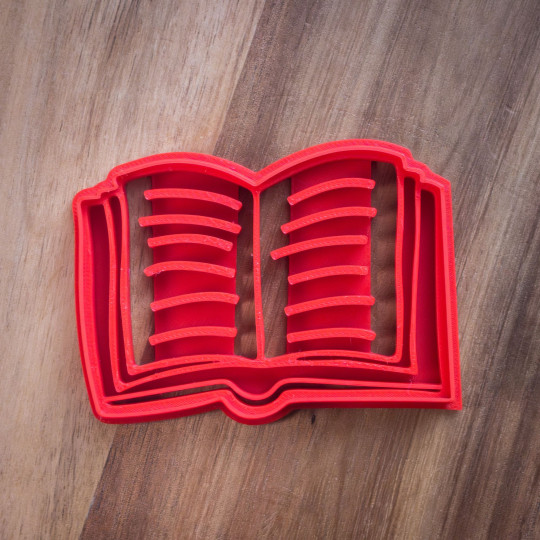 Open book Cookie cutter