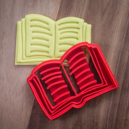 Open book Cookie cutter