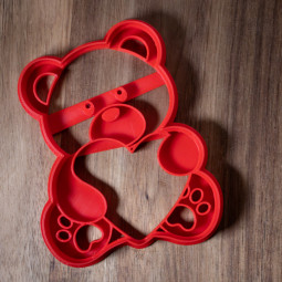 Teddy bear cookie cutter