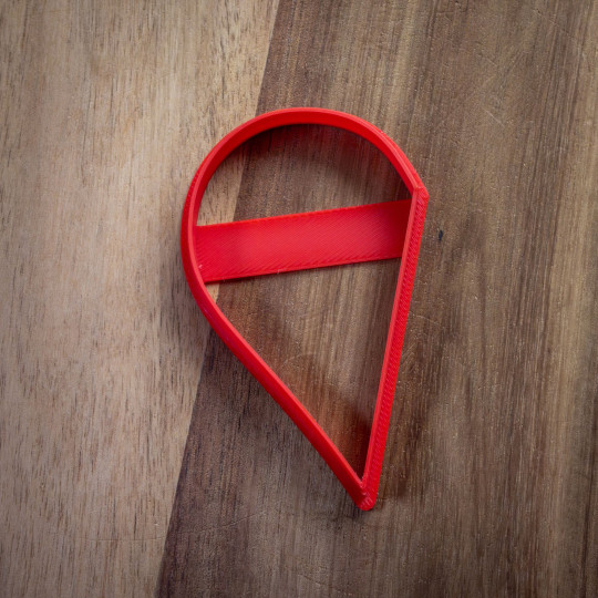 Half heart cookie cutter Half heart cookie cutter