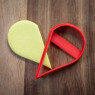 Half heart cookie cutter Half heart cookie cutter