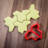 Einstein hat, Mosaic effect, Non repeating tile, Aperiodic tessellation, Aperiodic puzzle, Cookie cutter, Multi Size Einstein hat, Mosaic effect, Non repeating tile, Aperiodic tessellation, Aperiodic puzzle, Cookie cutter, Multi Size