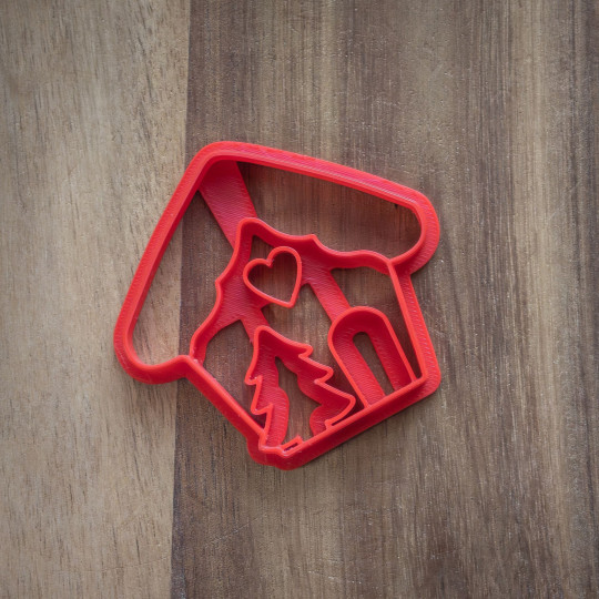 Christmas Home Sweet Home Cookie Cutter