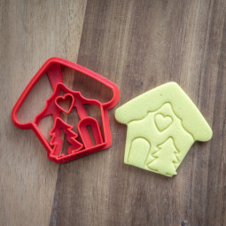 Christmas Home Sweet Home Cookie Cutter