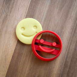 Slightly Smiling Face Emoji Cookie Cutter