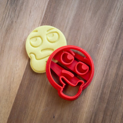 Thinking Face Emoji Cookie Cutter