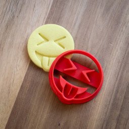 Squinting Face with Tongue Emoji Cookie Cutter