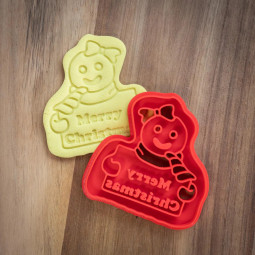 Gnome dwarf christmas cookie cutter | Merry christmas