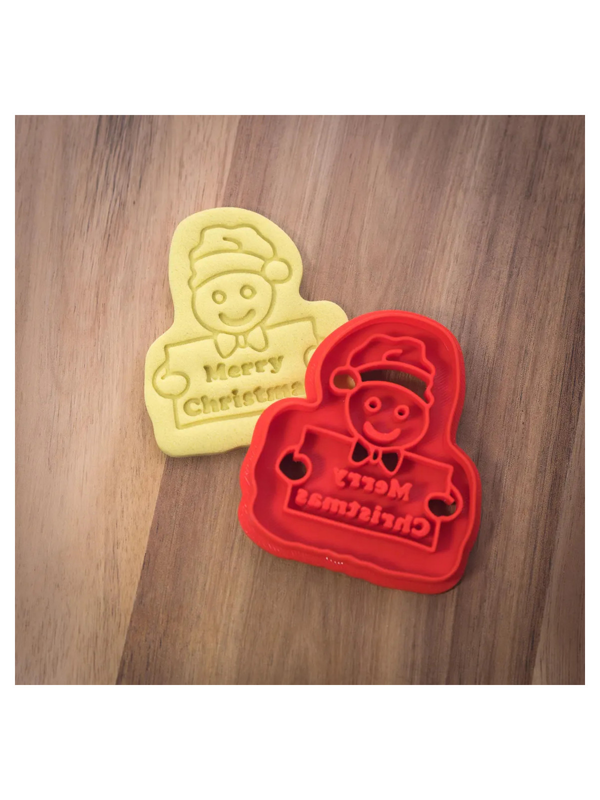 Gnome dwarf christmas cookie cutter | Merry christmas | Boy