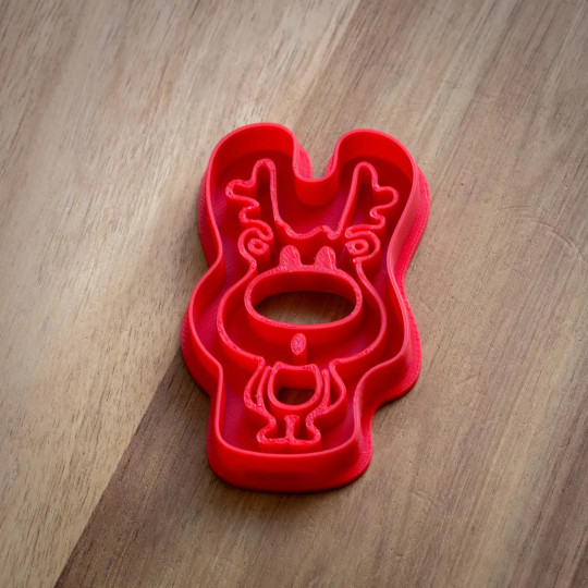Christmas Reindeer Doe Cookie Cutter