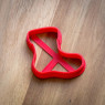 Festive Christmas Stocking Cookie Cutter