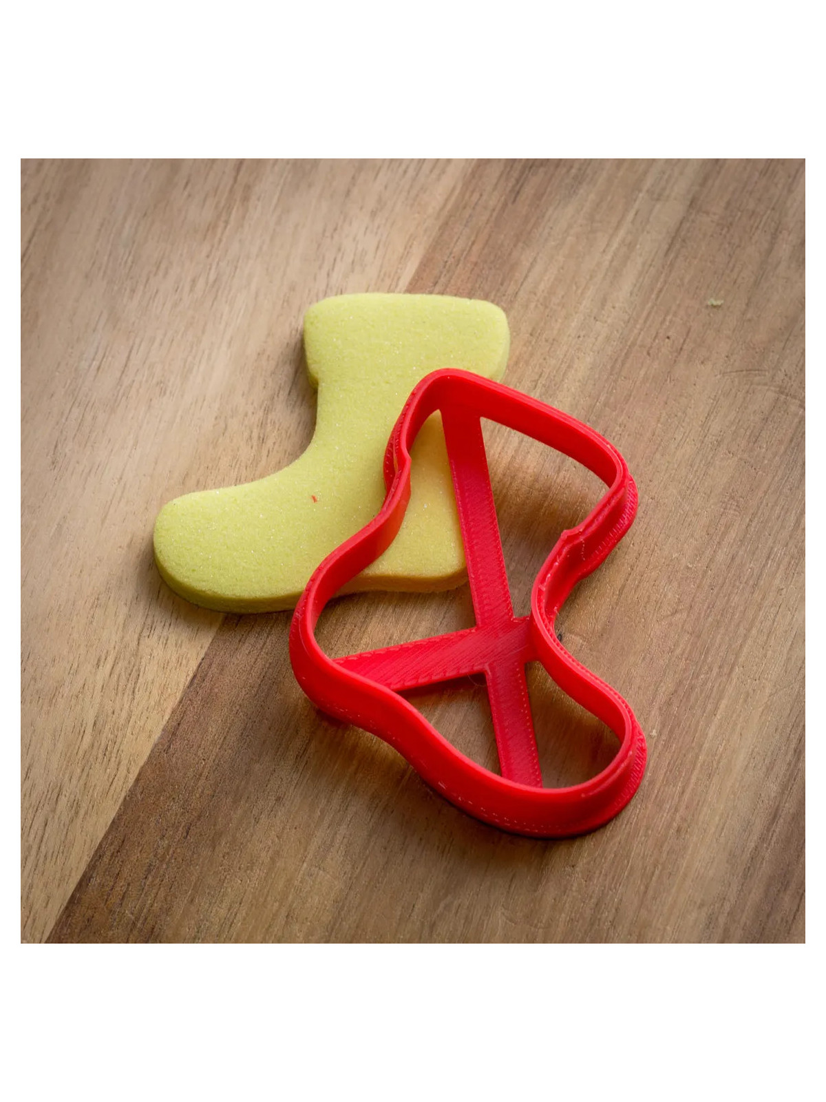 Festive Christmas Stocking Cookie Cutter