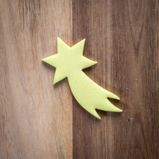 Falling Star Cookie Cutter | Outline