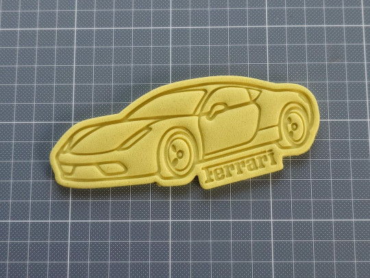 Ferrari Car Cookie Cutter 3D Printed