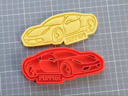 Ferrari Car Cookie Cutter 3D Printed
